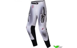 Alpinestars Supertech Maker 2025 Crossbroek - Zilver / Zwart