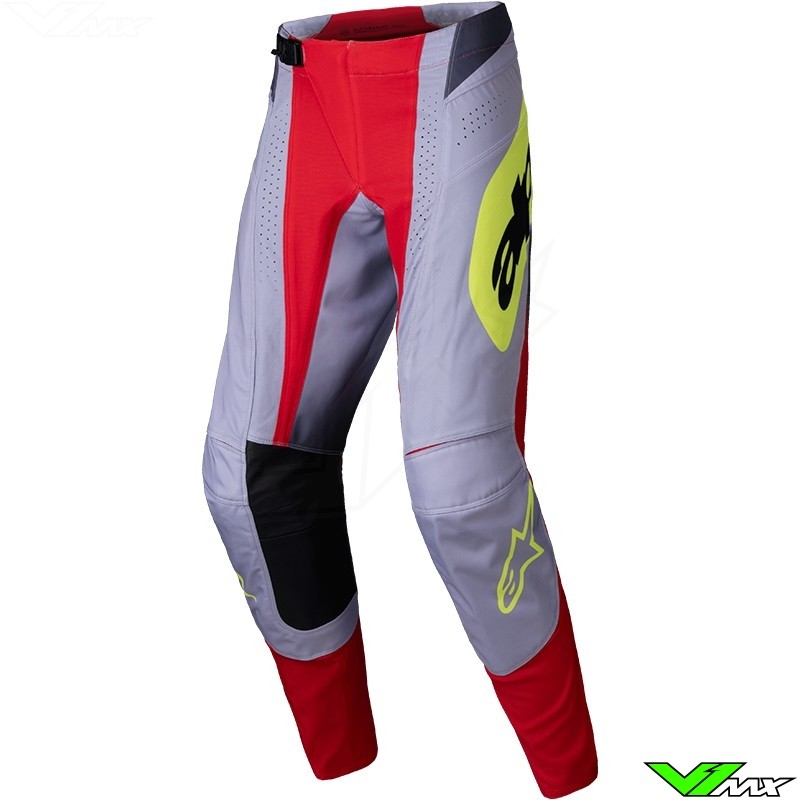 Alpinestars Techstar Melt 2025 Crossbroek - Fel Rood / Grijs