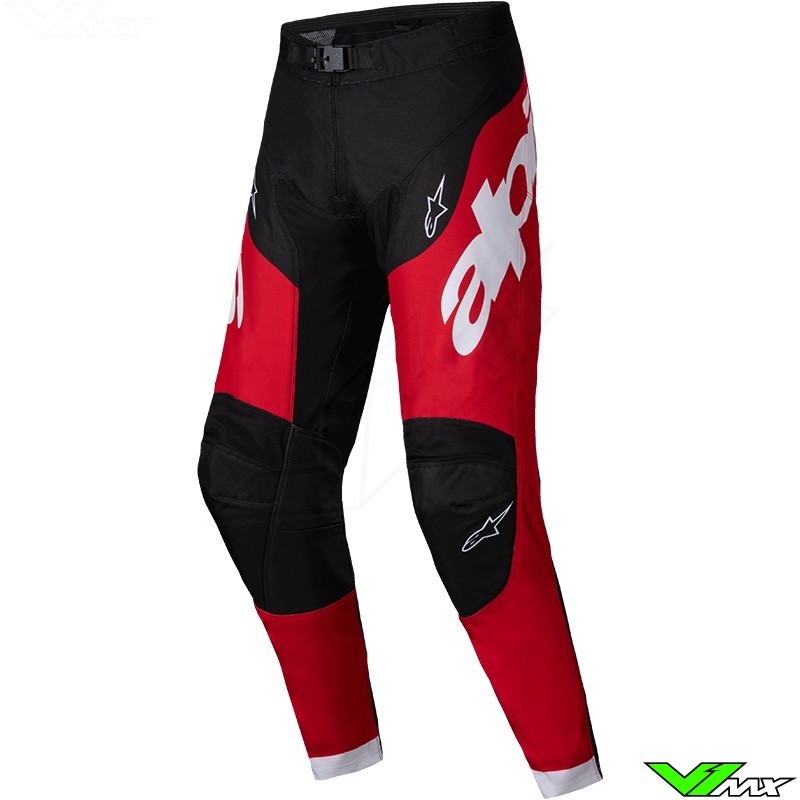 Alpinestars Racer Veil 2025 Crossbroek - Zwart / Fel Rood