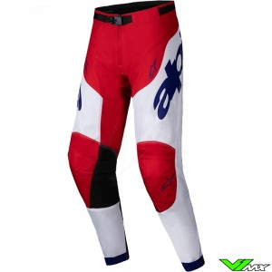 Alpinestars Racer Veil 2025 Motocross Pants - Bright Red / White