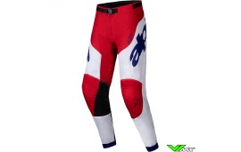 Alpinestars Racer Veil 2025 Crossbroek - Fel Rood / Wit