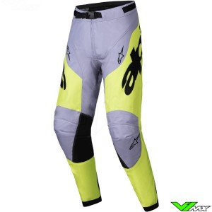 Alpinestars Racer Veil 2025 Motocross Pants - Grey / Fluo Yellow