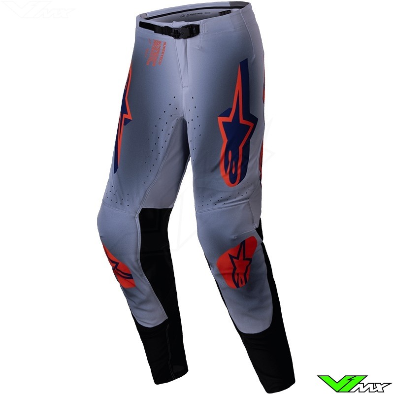 Alpinestars Supertech Lipan 2025 Crossbroek - Grijs / Fluo Oranje