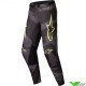 Alpinestars Racer Hollow 2025 Crossbroek - Donker Camo / Fluo Geel