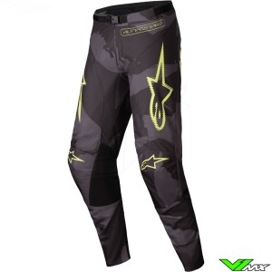 Alpinestars Racer Hollow 2025 Motocross Pants - Dark Camo / Fluo Yellow