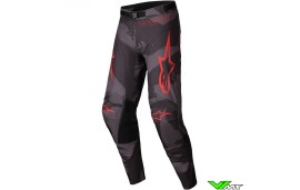 Alpinestars Racer Hollow 2025 Crossbroek - Grijs Camo / Fluo Oranje