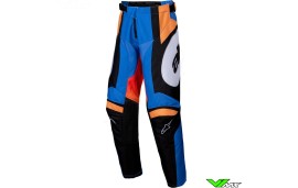 Alpinestars Racer Melt 2025 Kinder Crossbroek - Oranje / Blauw