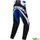 Alpinestars Racer Wurx 2025 Kinder Crossbroek - Blauw / Zwart