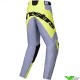 Alpinestars Racer Veil 2025 Kinder Crossbroek - Grijs / Fluo Geel