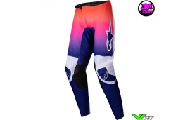 Alpinestars Fluid Stella Worx 2025 Crossbroek voor Vrouwen - Meerkleurig / Wit