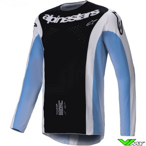 Alpinestars Techstar Melt 2025 Motocross Jersey - Black / Blue