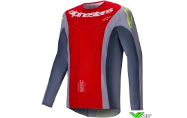 Alpinestars Techstar Melt 2025 Cross shirt - Fel Rood / Grijs