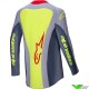 Alpinestars Techstar Melt 2025 Cross shirt - Fel Rood / Grijs