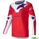 Alpinestars Racer Veil 2025 Cross shirt - Fel Rood / Wit