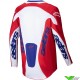 Alpinestars Racer Veil 2025 Cross shirt - Fel Rood / Wit