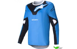 Alpinestars Racer Veil 2025 Cross shirt - Blauw / Zwart