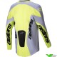 Alpinestars Racer Veil 2025 Cross shirt - Grijs / Fluo Geel