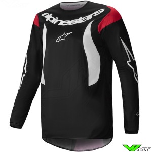 Alpinestars Fluid Haul 2025 Motocross Jersey - Black / White