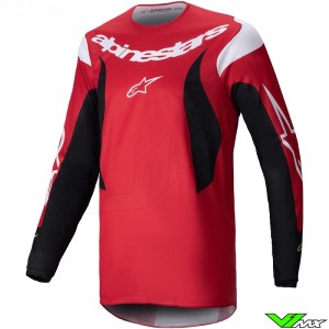 Alpinestars Fluid Haul 2025 Motocross Jersey - Bright Red / Black