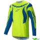 Alpinestars Fluid Haul 2025 Cross shirt - Fluo Geel / Blauw