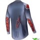 Alpinestars Supertech Lipan 2025 Cross shirt - Grijs / Fluo Oranje