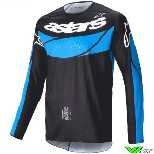 Alpinestars Techstar Dreem 2025 Motocross Jersey - Black / Blue
