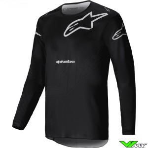 Alpinestars Racer Graphite 2025 Motocross Jersey - Black / Grey