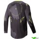 Alpinestars Racer Hollow 2025 Cross shirt - Donker Camo / Fluo Geel