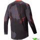 Alpinestars Racer Hollow 2025 Cross shirt - Grijs Camo / Fluo Oranje