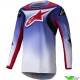 Alpinestars Fluid Worx 2025 Motocross Jersey - Purple / Bright Red