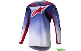 Alpinestars Fluid Worx 2025 Cross shirt - Paars / Fel Rood