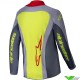 Alpinestars Racer Melt 2025 Kinder Cross shirt - Fel Rood / Grijs