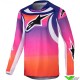 Alpinestars Racer Wurx 2025 Kinder Cross shirt - Meerkleurig / Wit