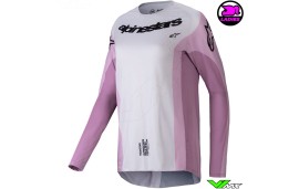 Alpinestars Techstar Stella Melt 2025 Women Motocross Jersey - Blushing Pink