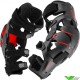 Alpinestars RK-1 Plasma Knee Brace Set - Black / Red