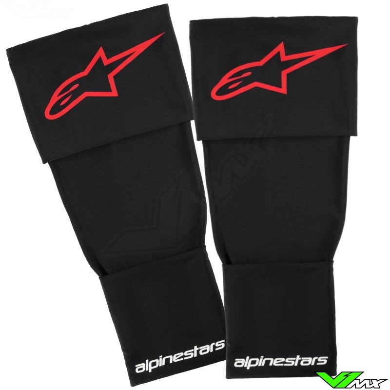 Alpinestars RK-S Sok voor onder Knie brace Knie Sleeve - Zwart / Rood