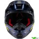 Alpinestars SM-10 Troy Lee Designs Motocross Helmet - Blue / Orange / Yellow / Red