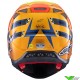 Alpinestars SM-10 Troy Lee Designs Crosshelm - Blauw / Oranje / Geel / Rood