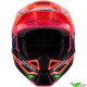 Alpinestars S-M3 Deegan Kinder Crosshelm - Fluo Oranje / Paars / Fluo Roze