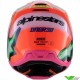 Alpinestars S-M3 Deegan Kinder Crosshelm - Fluo Oranje / Paars / Fluo Roze