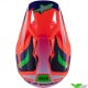 Alpinestars S-M3 Deegan Kinder Crosshelm - Fluo Oranje / Paars / Fluo Roze