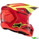 Alpinestars S-M3 Fray Kinder Crosshelm - Rood / Fluo Geel