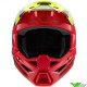 Alpinestars S-M3 Fray Kinder Crosshelm - Rood / Fluo Geel