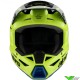 Alpinestars S-M3 Radium Kinder Crosshelm - Fluo Geel / Blauw