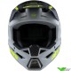 Alpinestars S-M3 Radium Kinder Crosshelm - Grijs / Fluo Geel / Mat