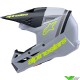 Alpinestars S-M3 Radium Kinder Crosshelm - Grijs / Fluo Geel / Mat