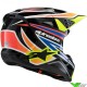 Alpinestars S-M3 Wurx Kinder Crosshelm - Zwart / Fluo Geel / Blauw