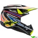 Alpinestars S-M3 Wurx Kinder Crosshelm - Zwart / Fluo Geel / Blauw