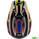 Alpinestars S-M3 Wurx Youth Motocross Helmet - Black / Fluo Yellow / Blue