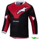 Alpinestars Racer Veil Mini 2025 Kinder Crosspak - Zwart / Fel Rood